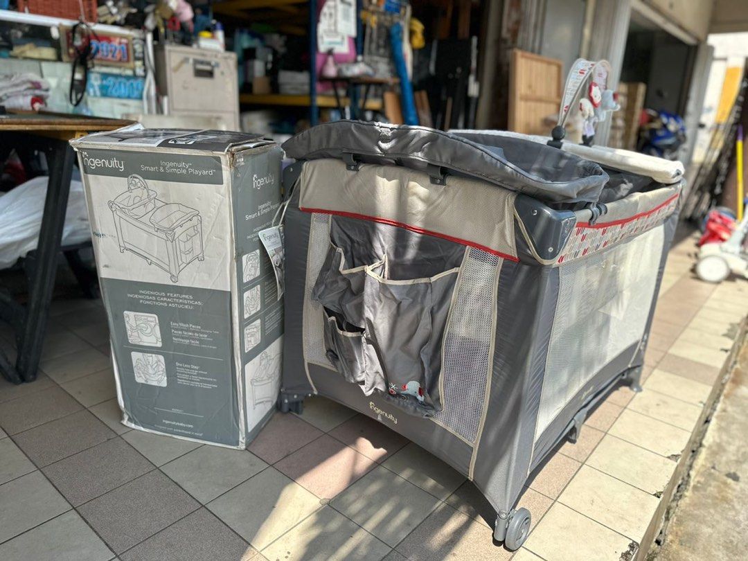 Ingenuity playpen, Babies & Kids, Baby Nursery & Kids Furniture, Cots