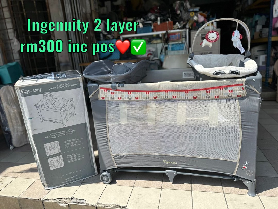 Ingenuity playpen, Babies & Kids, Baby Nursery & Kids Furniture, Cots