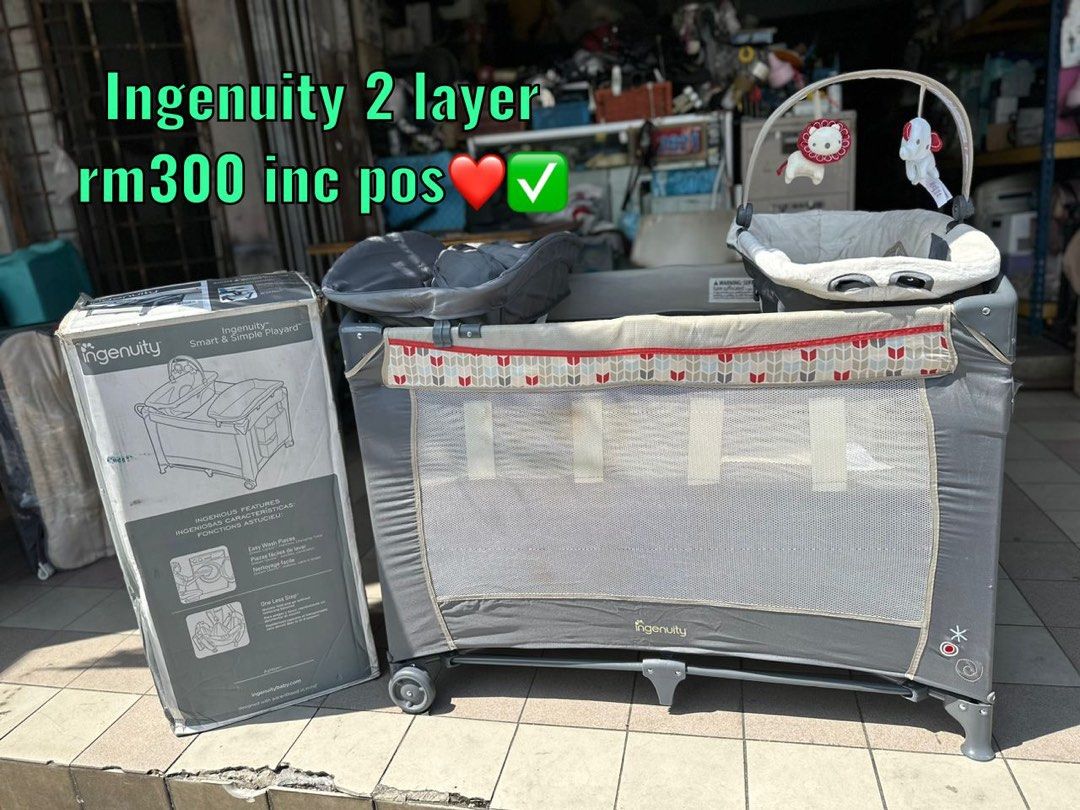 Ingenuity playpen, Babies & Kids, Baby Nursery & Kids Furniture, Cots