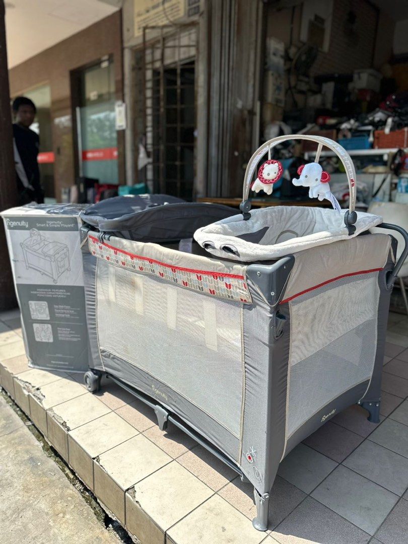 Ingenuity playpen, Babies & Kids, Baby Nursery & Kids Furniture, Cots