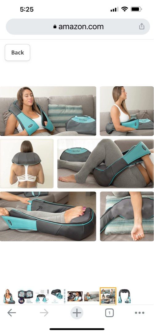 Invospa Neck Massage TV Home Appliances Other Home Appliances