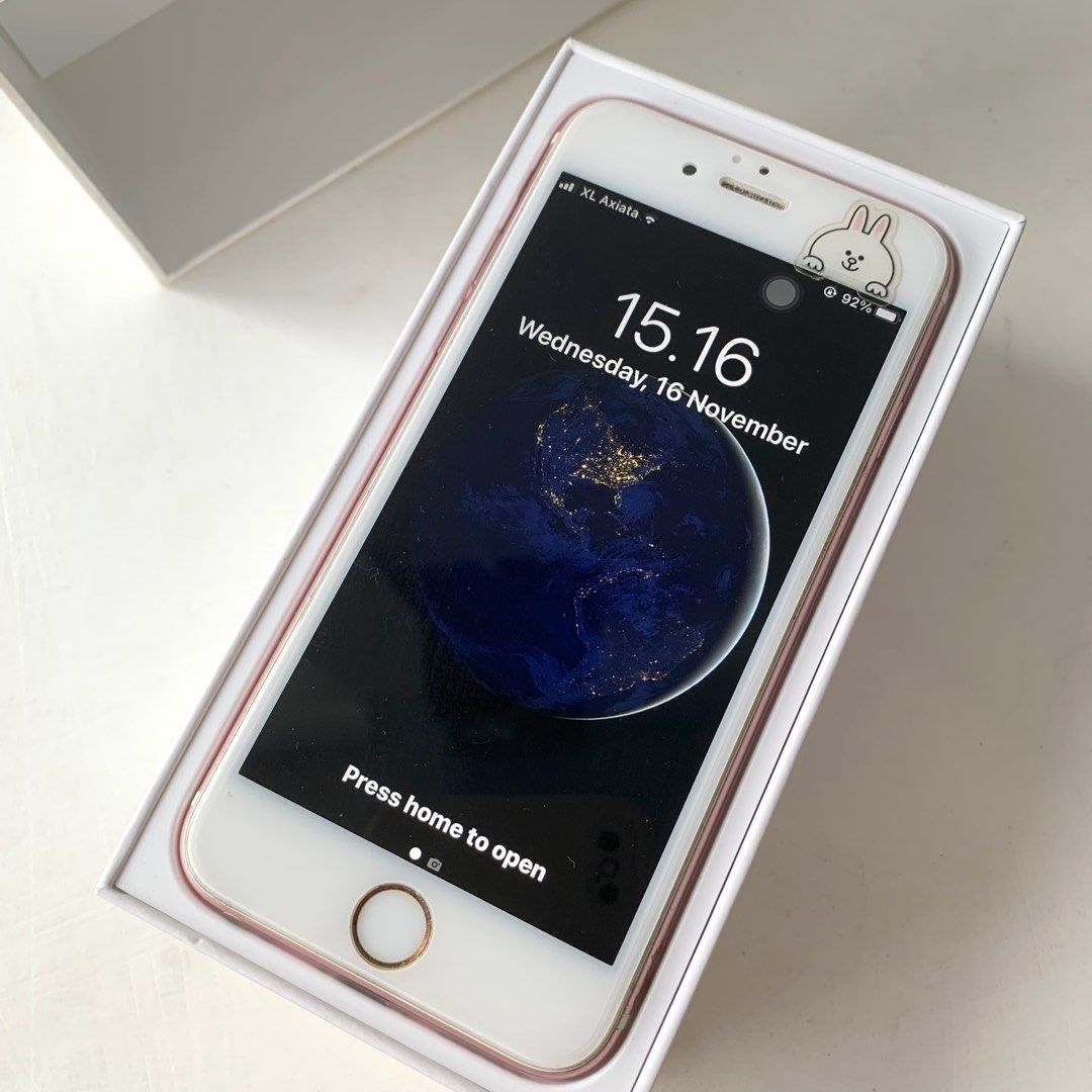 iPhone 6s Rose Gold 16GB asli original imei ori handphone hp branded APPLE pink Telepon Seluler Tablet iPhone iPhone 6 series di Carousell