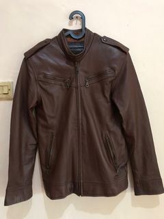 Jaket kulit asli gardini leather dormeuil england