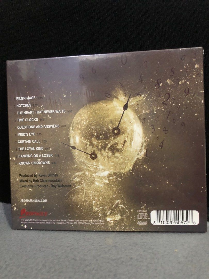 Joe Bonamassa Time Clocks ( Made in Holland ), Hobbies & Toys, Music