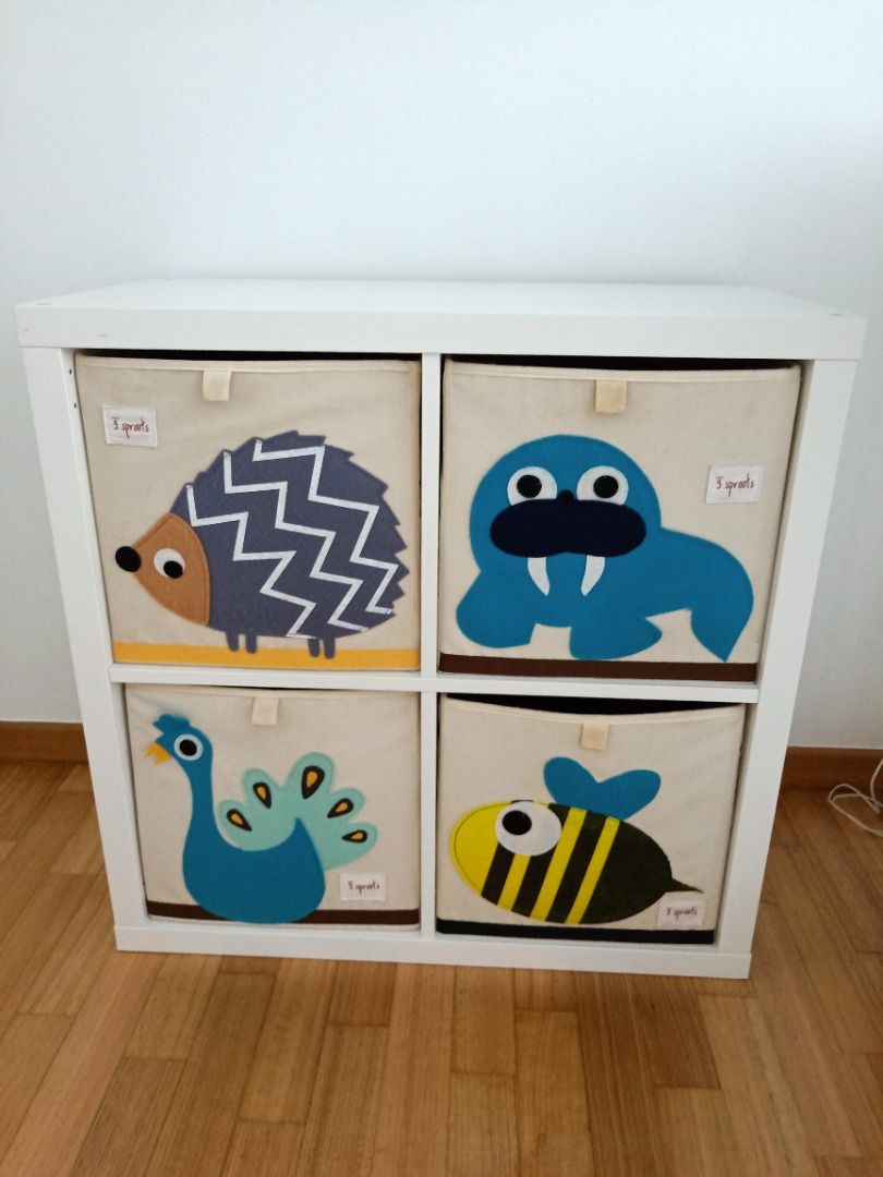 KALLAX Shelving Unit+Storage Boxes, Babies & Kids, Baby Nursery & Kids