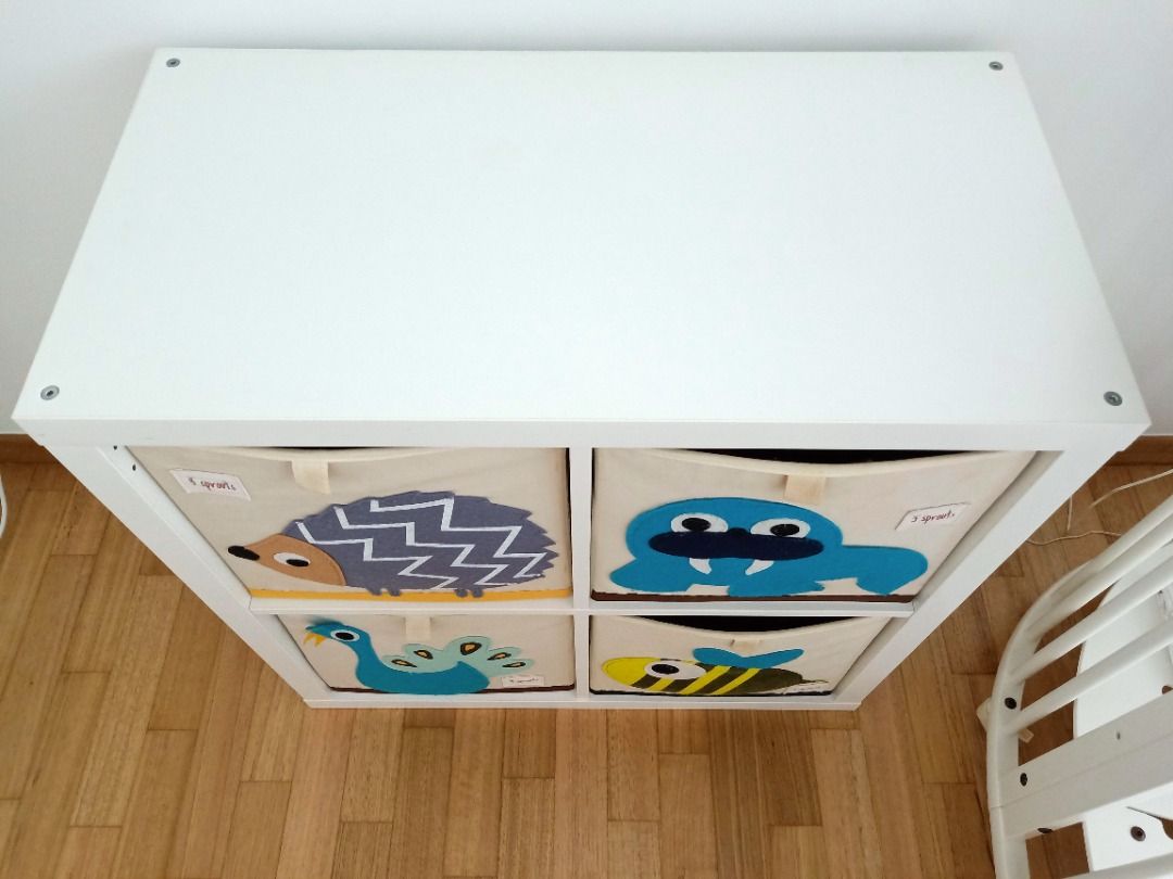 KALLAX Shelving Unit+Storage Boxes, Babies & Kids, Baby Nursery & Kids