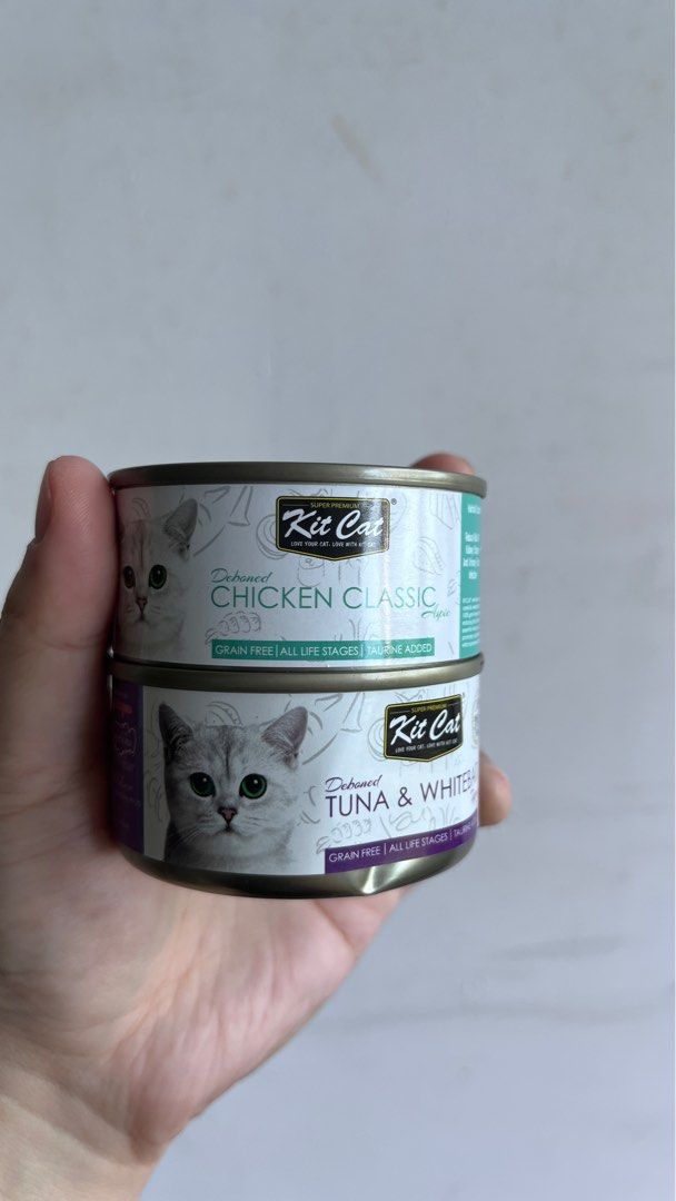 Kitcat Dented cans cat food, Pet Supplies, Pet Food on Carousell