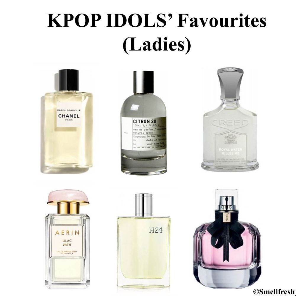 Kpop Idols favourite Perfume Recommendations Ladies Perfume