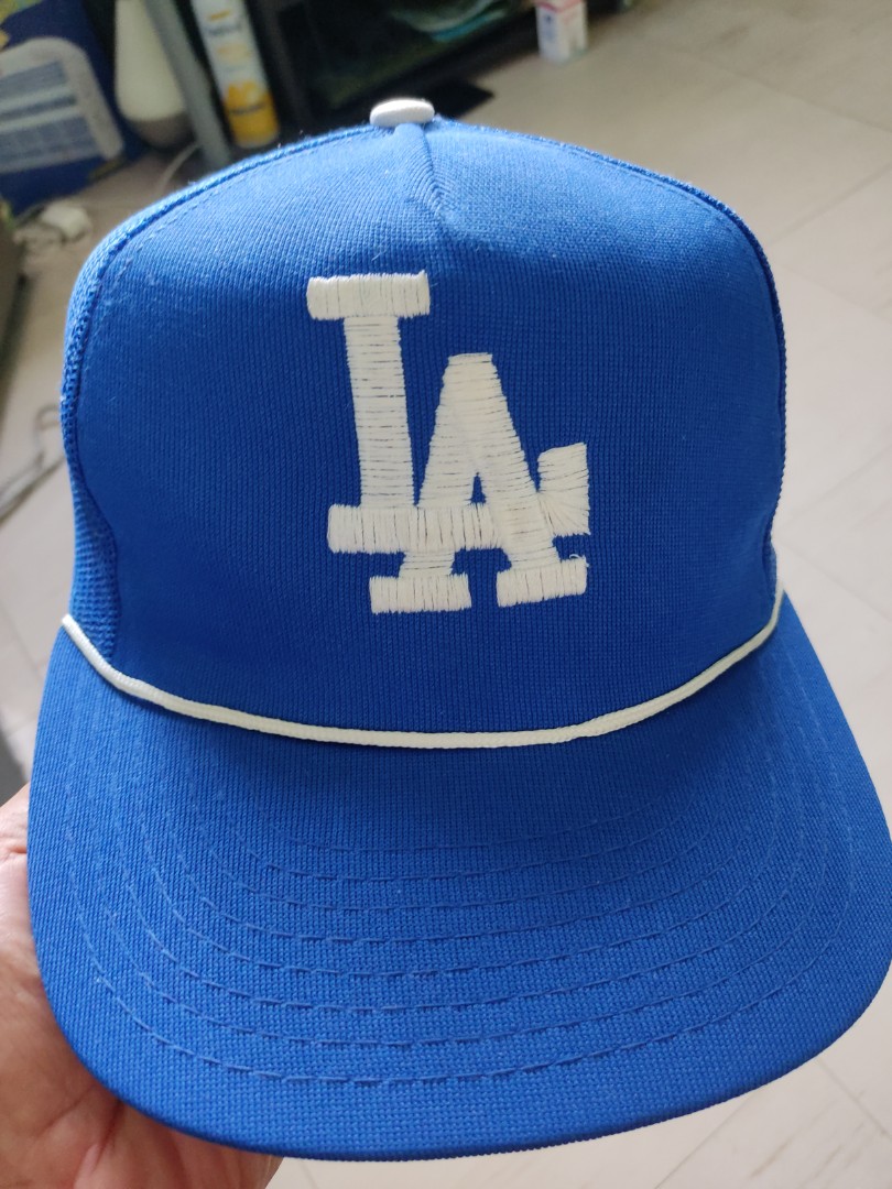 Los Angeles Dodgers Vintage Twins Enterprise Big Logo Snapback Cap