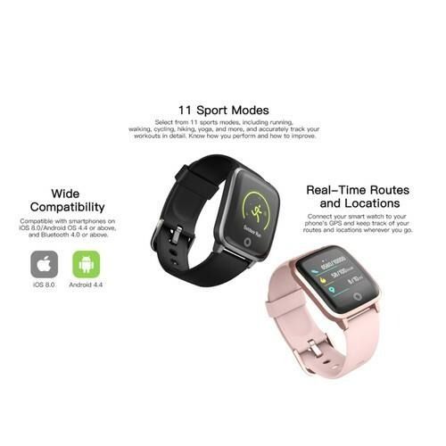 Letscom Smart Watch ID205S Pink Mobile Phones Gadgets