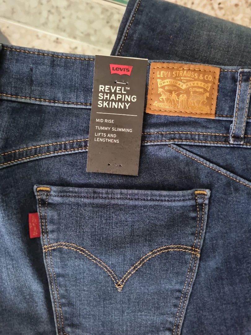 Levis revel shaping skinny jeans women, Men's Fashion, Bottoms, Jeans on  Carousell