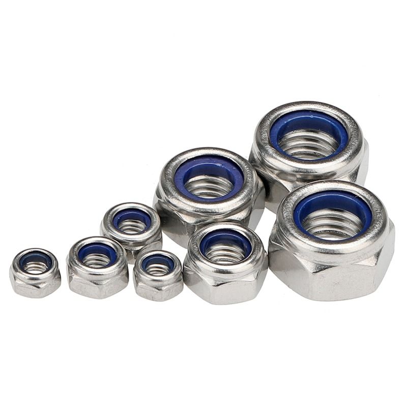 Locknut Stainless Steel Hex Nylon Lock Nut DIN985 M3 M4 M5 M6 M8, Hobbies & Toys, Stationery & Craft, Craft Supplies & Tools on Carousell