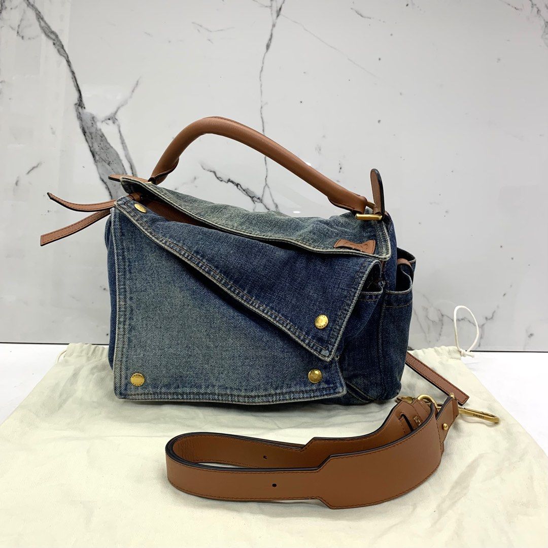 Loewe denim puzzle bag store