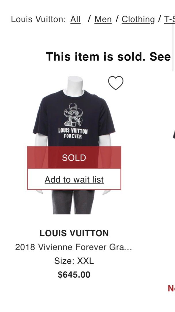 Louis Vuitton Vivienne Forever Limited Edition T-shirt Tee Shirt