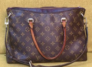 Louis Vuitton Pallas Mm M40906 Discontinued Tote Bag Monogram Oror Womens