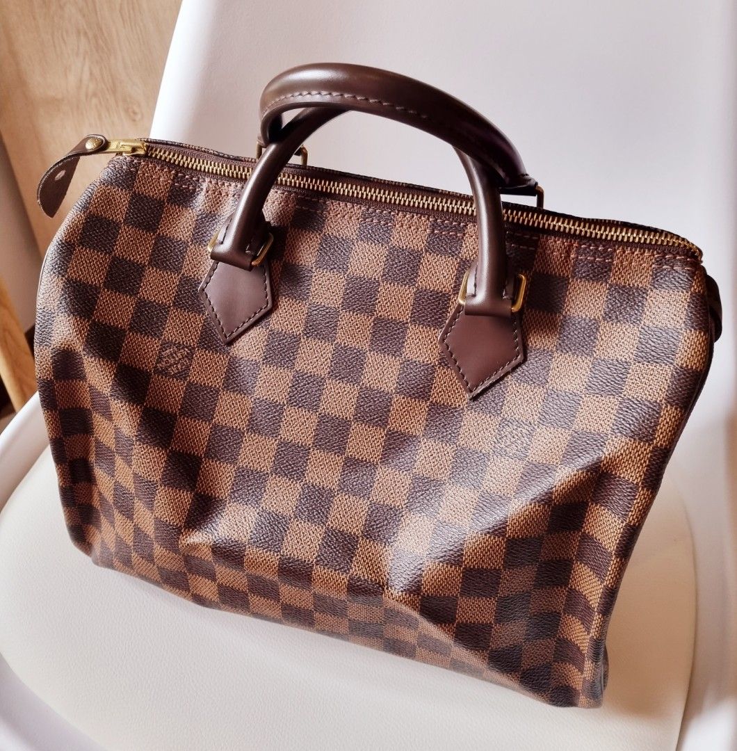 LV Speedy 30 Damier Ebene, Luxury, Bags & Wallets on Carousell