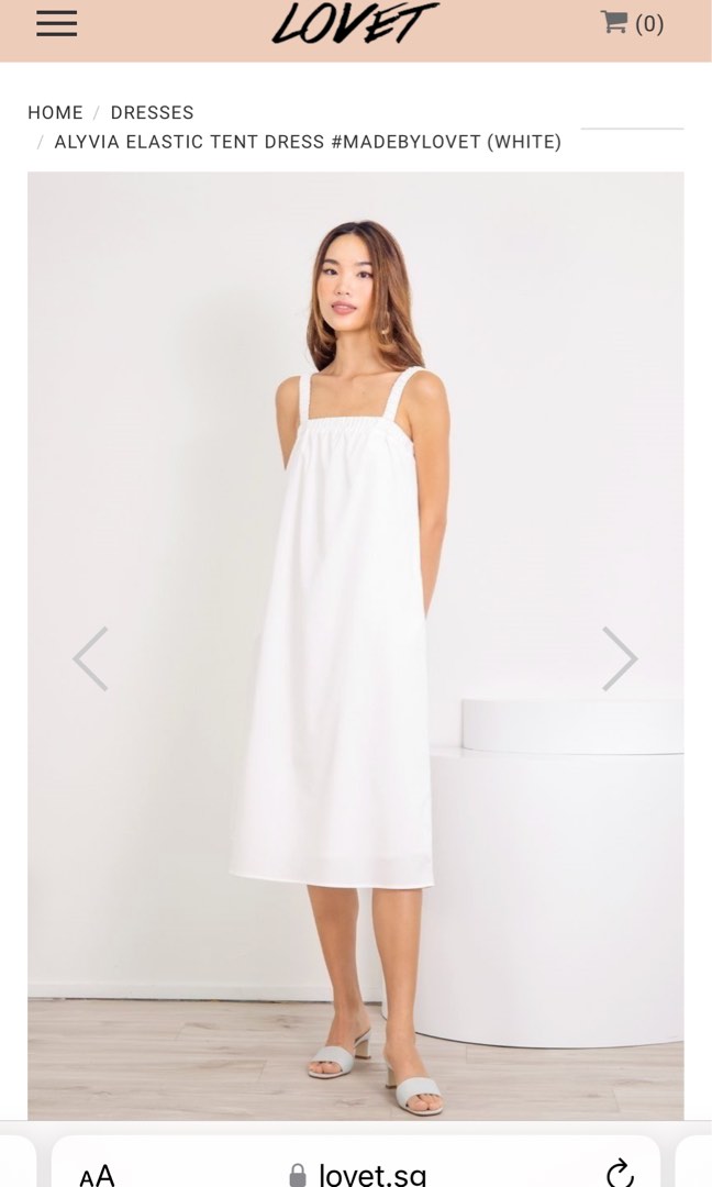 White Tent Dresses