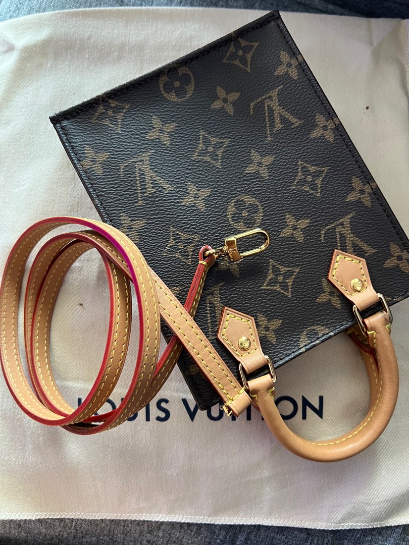 LV Petit Sac Plat, Luxury, Bags & Wallets on Carousell