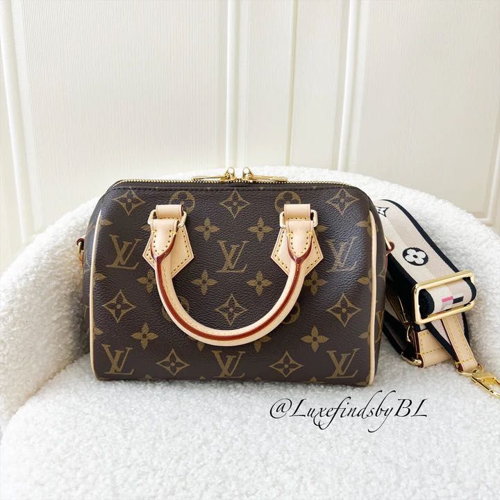 LV Speedy 20 stardust collection, Luxury, Bags & Wallets on Carousell