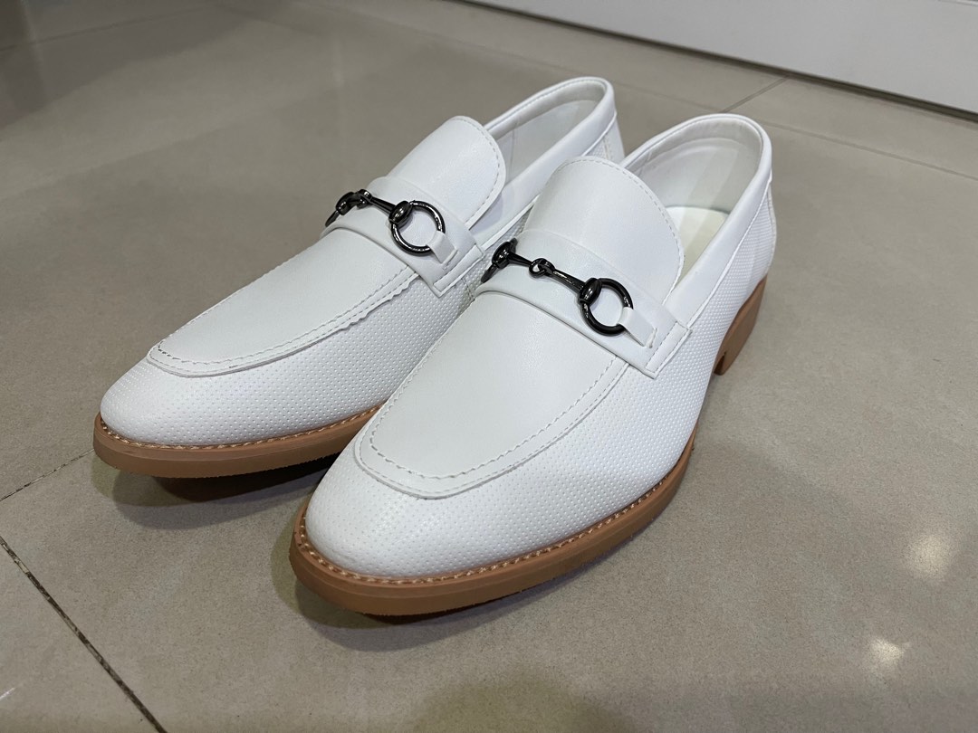 Men s White Loafers