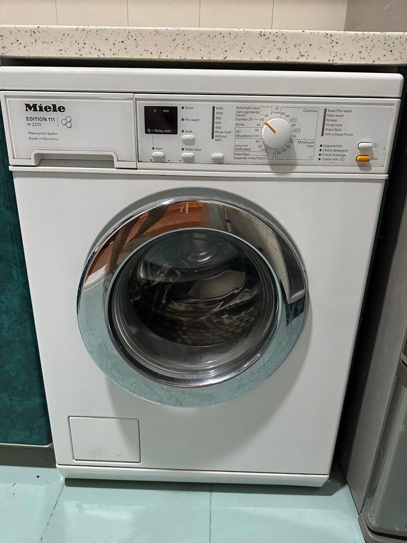 Miele 洗衣機 W3370 Edition 111 Washing Machine (self pick up), 家庭電器, 洗衣機及