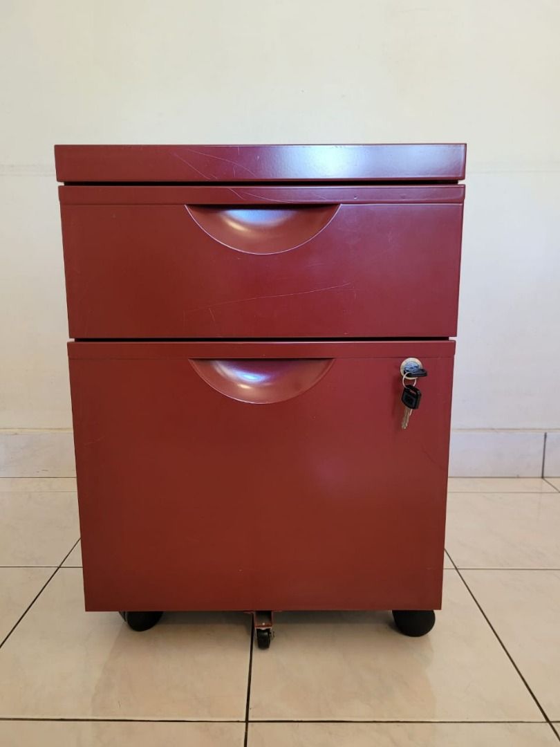 [Moving house sale!] Ikea Erik 2 drawer filing with wheels