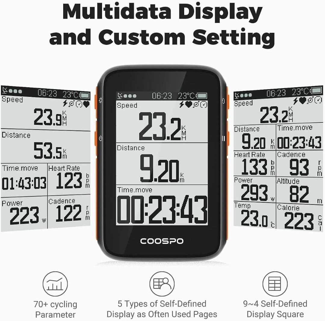 New Arrival! COOSPO Bike Computer BC200,Cycle Computers Wireless GPS ...