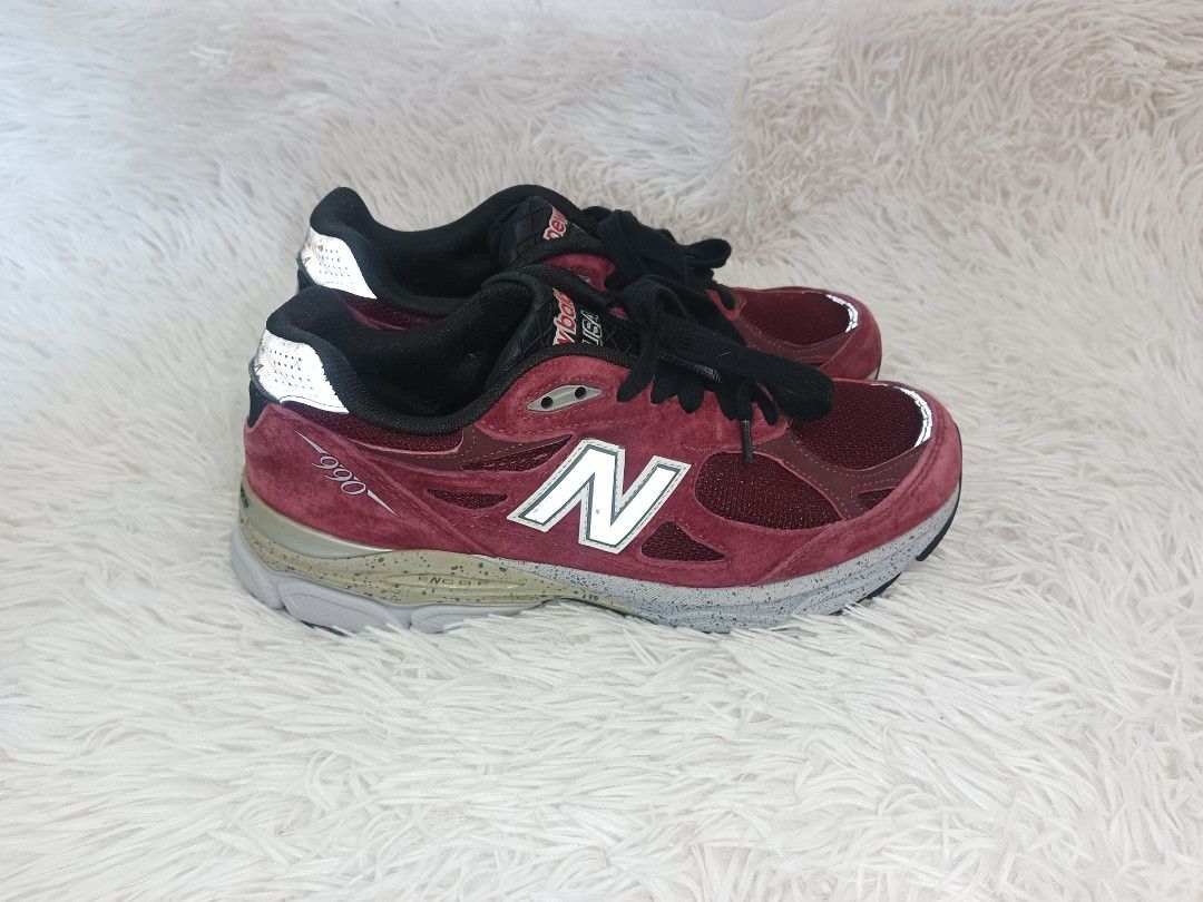 burgundy new balance 990v3
