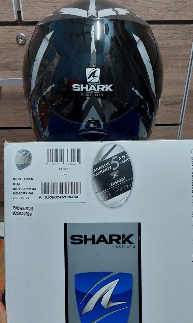 New original shark ridill OXYD saiz L helmet Auto Accessories on