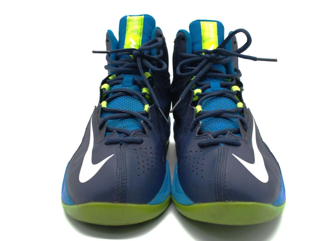 NIKE AIR MAX STUTTER STEP 2 BLUE ELECTRIC GREEN NAVY Men s