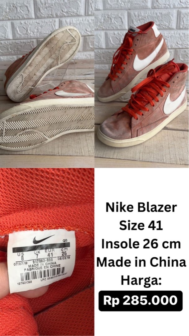 nike blazer size 8