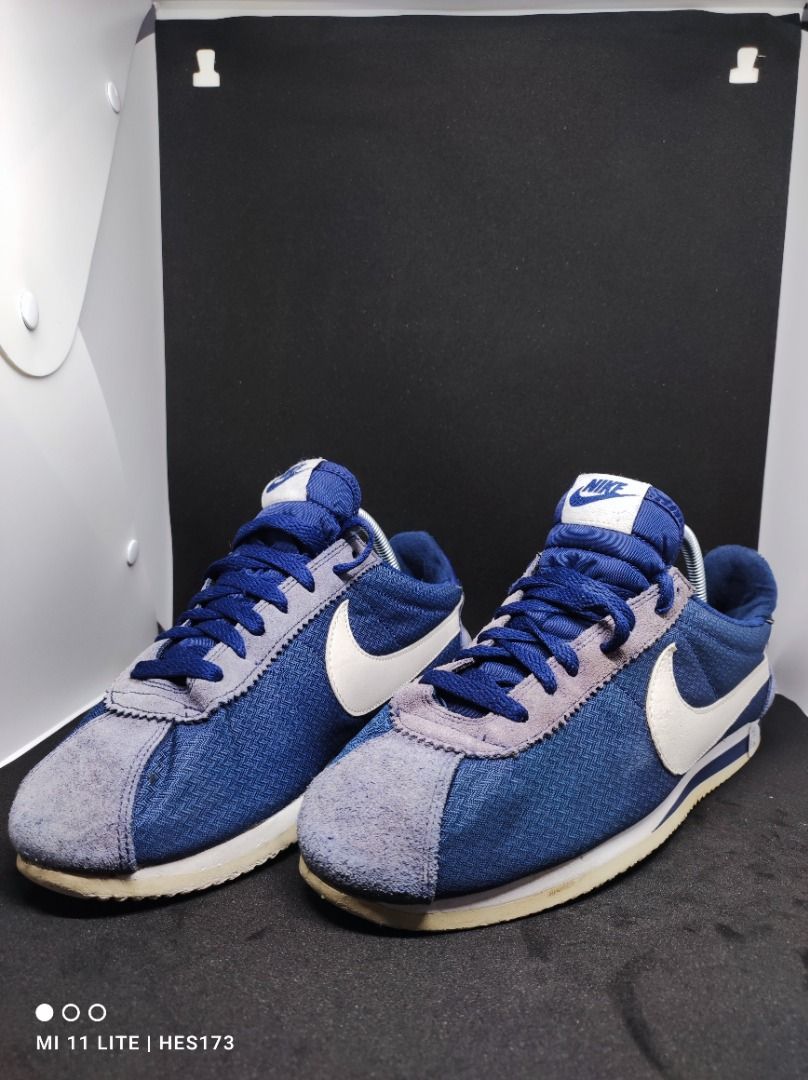 Nike cortez biru outlet