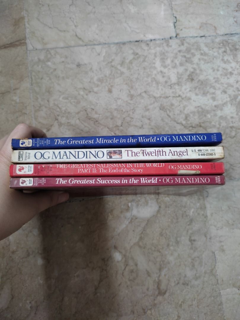 OG Mandino Books, Hobbies &amp; Toys, Books &amp; Magazines, Fiction &amp; Non ...