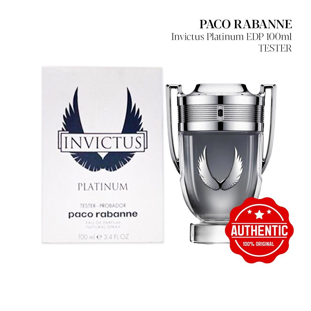 [PERFUME ALLEY] Paco Rabanne Invictus Platinum EDP 100ml, Beauty ...