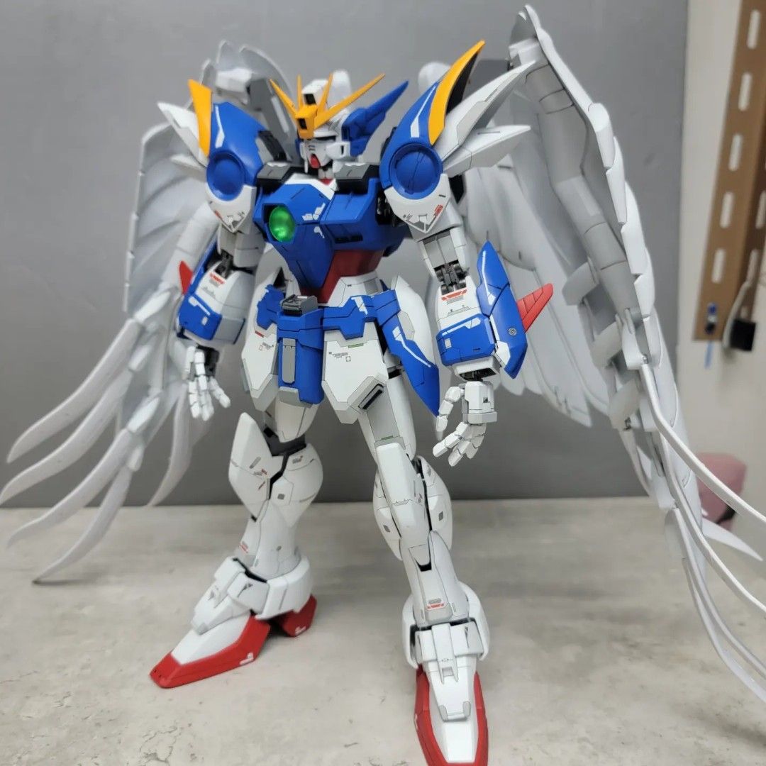 PG 1/60 WING ZERO GUNDAM GK改件上色完成品, 興趣及遊戲, 玩具& 遊戲 