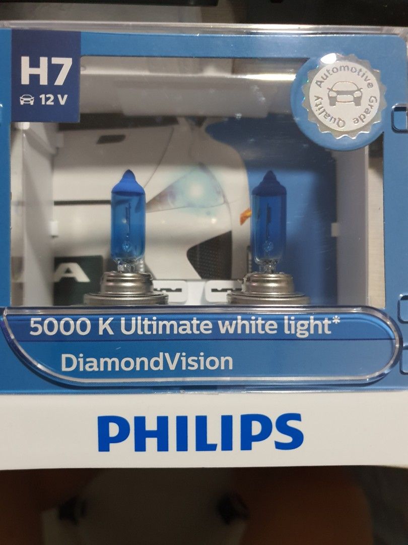 Philips ultimate white light diamond vision h7 hot sale