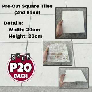 🔥Pre-Cut Square Tiles (2nd hand)🔥