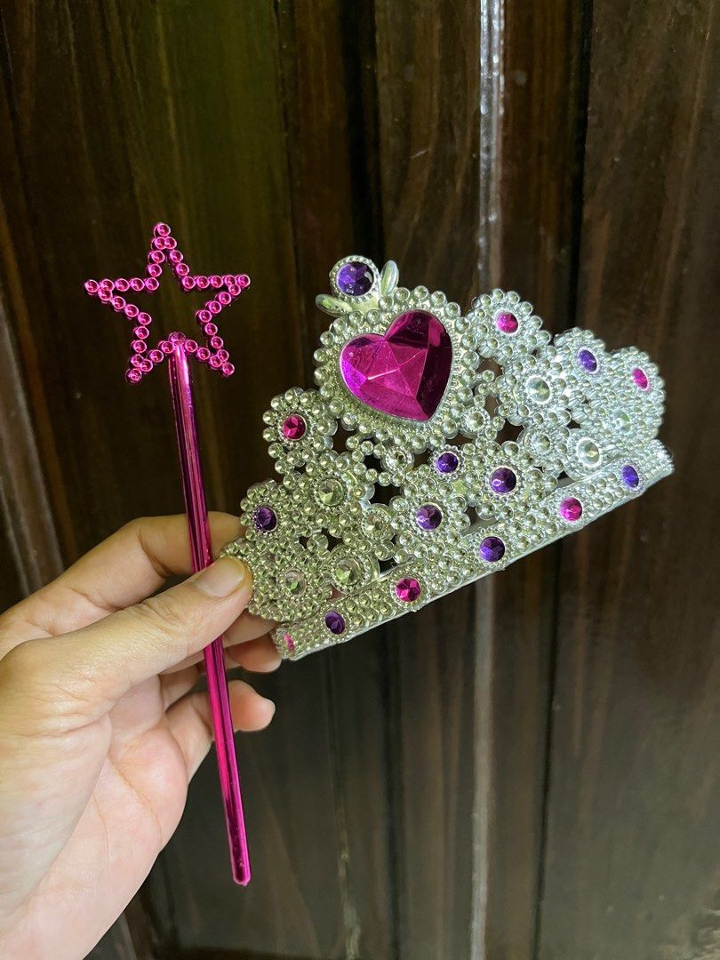 Princess Theme Tiara Crown, Women's Fashion, Watches & Accessories