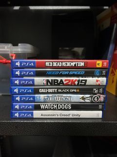 PS4 GAMES FOR SALE 400-900 PHP