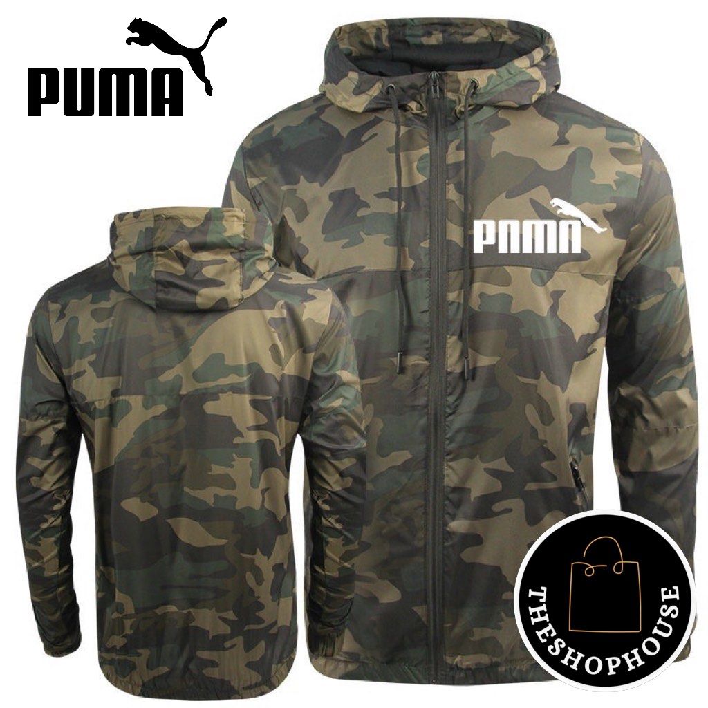 PUMA Outdoor Waterproof Jacket Men s Hooded Jacket Men s Windbreaker Plus Size Outdoor Sports Jacket BRAND NEW READY STOCKS