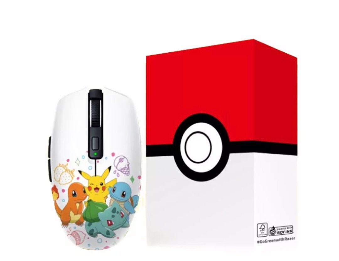Razer anuncia mouse Orochi V2 com personagens de Pokémon