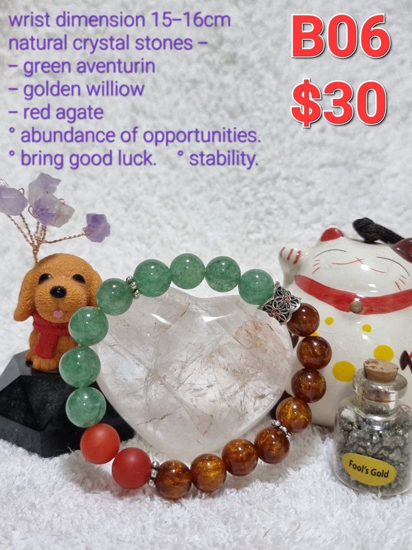 Real shop crystal bracelets