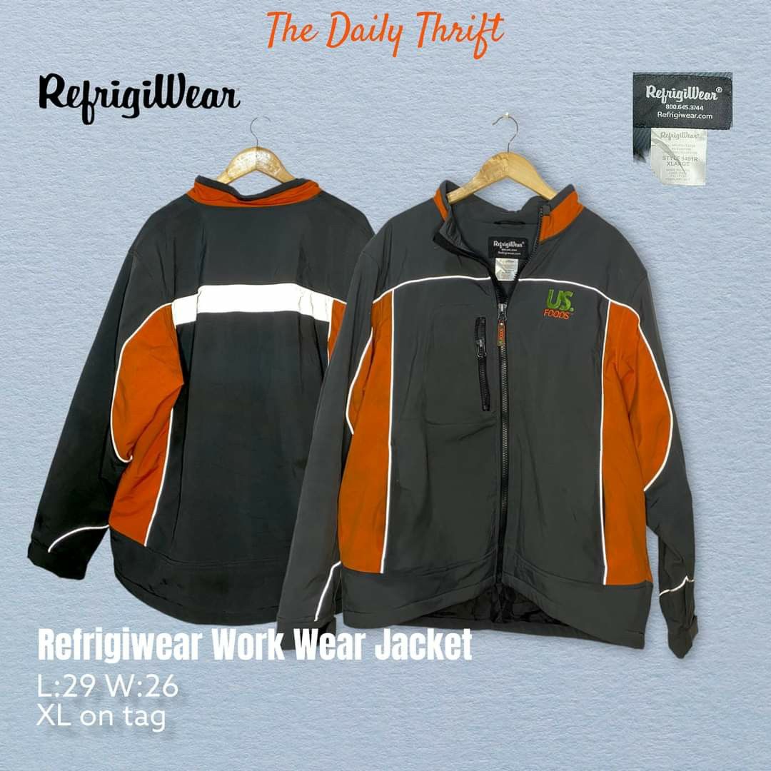 Refrigiwear Work Wear Jacket (Category: Coats, Jackets and Outerwear) located in Manila. Submitted by TheDailyThriftCo (Listing ID 1197297927, Image 1). Description: Kindly check our fb page for additional details and to be always updated for our new collection. Thank you https://www.facebook.com/dailythriftcoph.