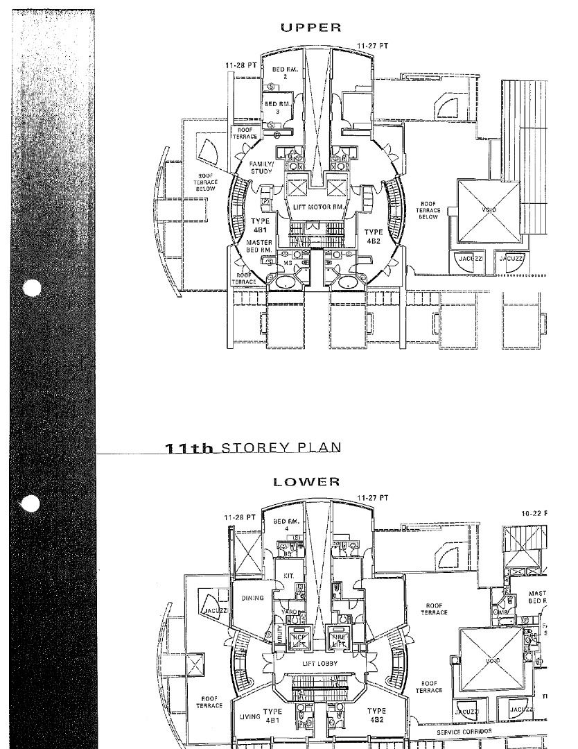 River Place Condo Duplex Penthouse at 60 Havelock Road. Tower A1, 11