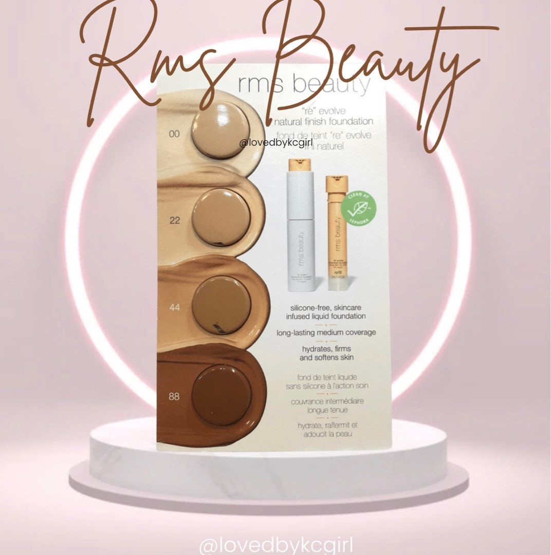 RMS beauty Foundation card sampler, Beauty & Personal Care, Face