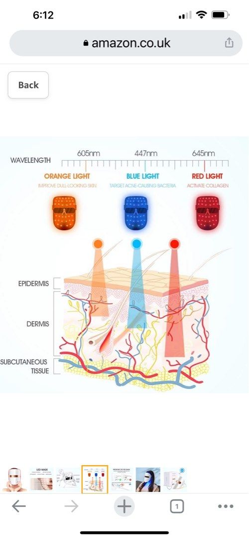 Hang sun FT350 Ligjht Therapy face mask, Beauty & Personal Care, Bath