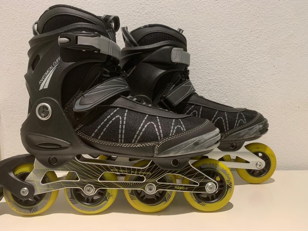 Rolki Abec 7 Anatomical Cuff Zielone Roller Blade, Sports Equipment