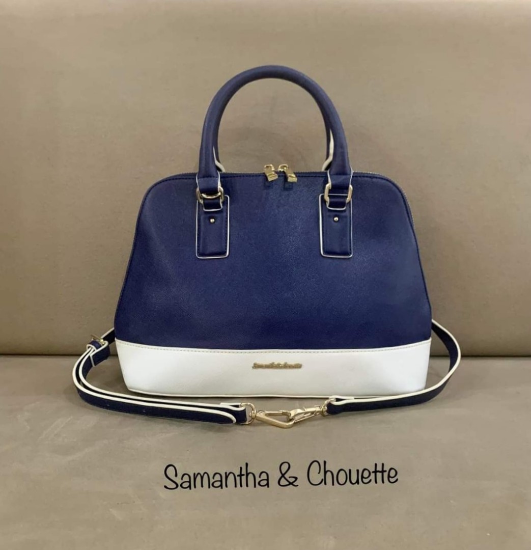Samantha & Chouette Leather Two way Alma Bag, Luxury, Bags