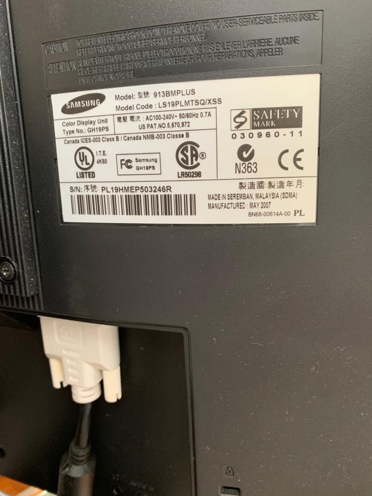 Samsung Computer Monitor specialized for text processing, Computers ...