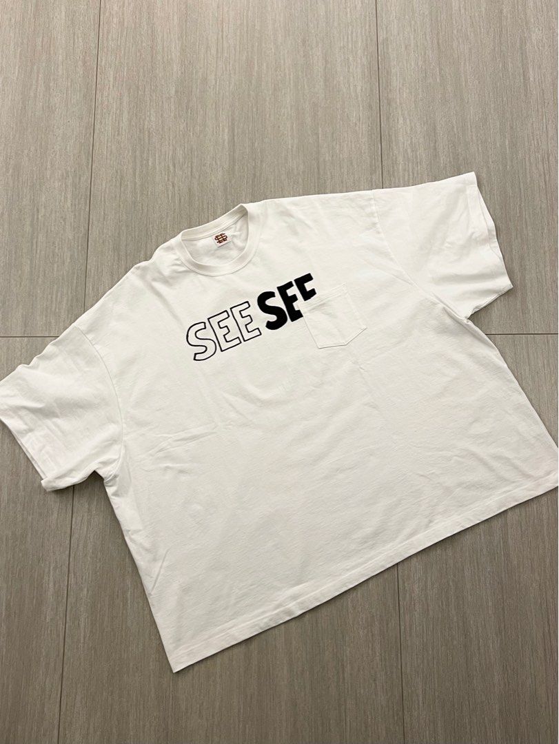 クリアランス セール S.F.C x eye_C SUPER BIG LS TEE White